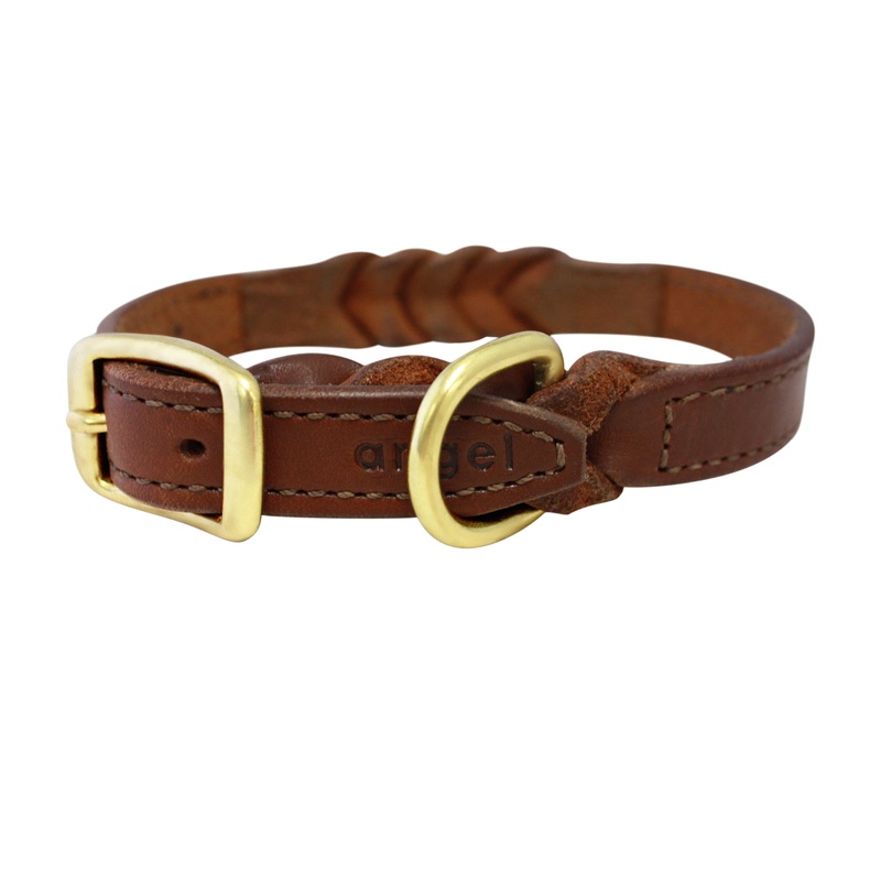 Angel Braided Leather Collar