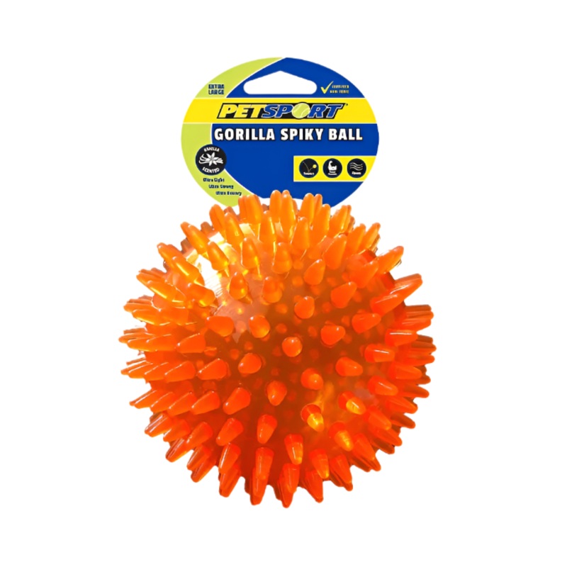 Gorilla Spiky Ball - X-Large - 5" (Assorted Colours)