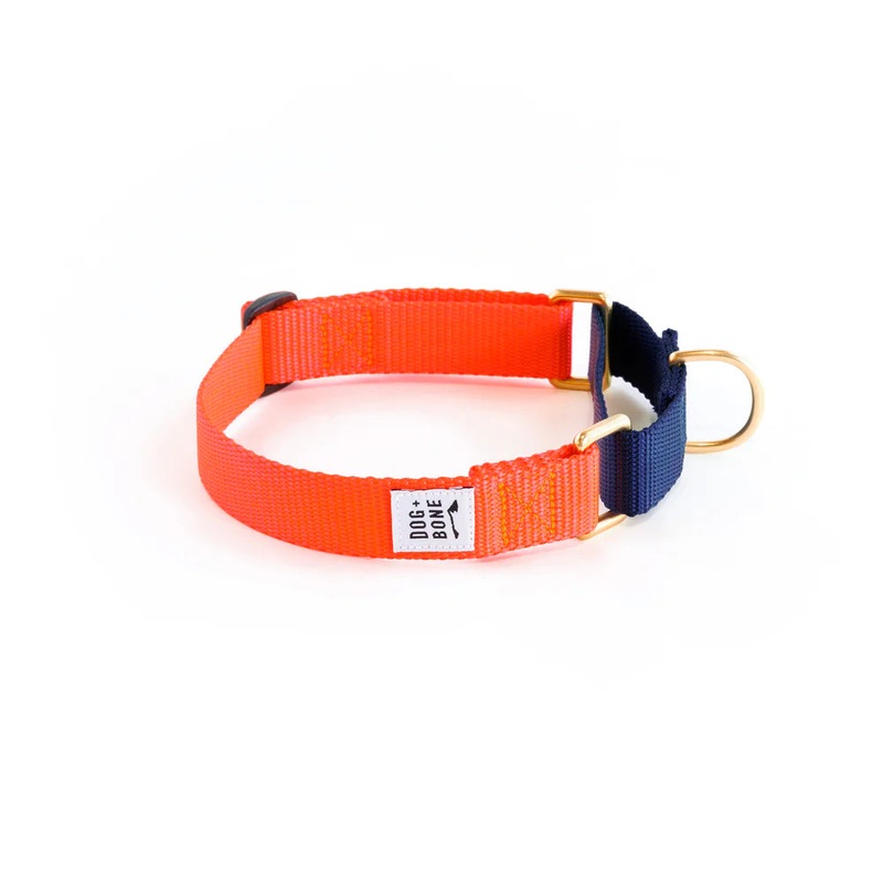 Martingale Collar - Lava + Navy