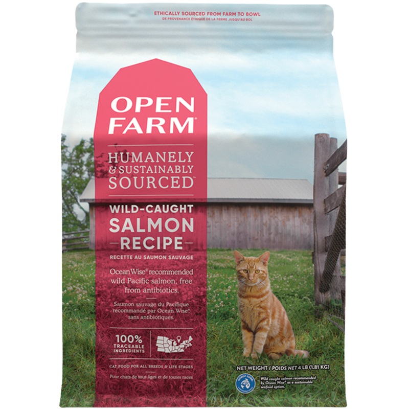 Open Farm Cat: Wild-Caught Salmon Recipe - 8lb