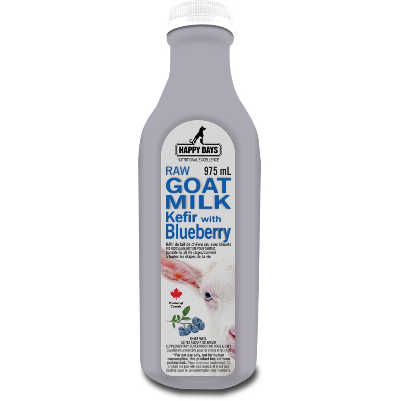 Raw Goat Kefir with Blueberries - 957ml
