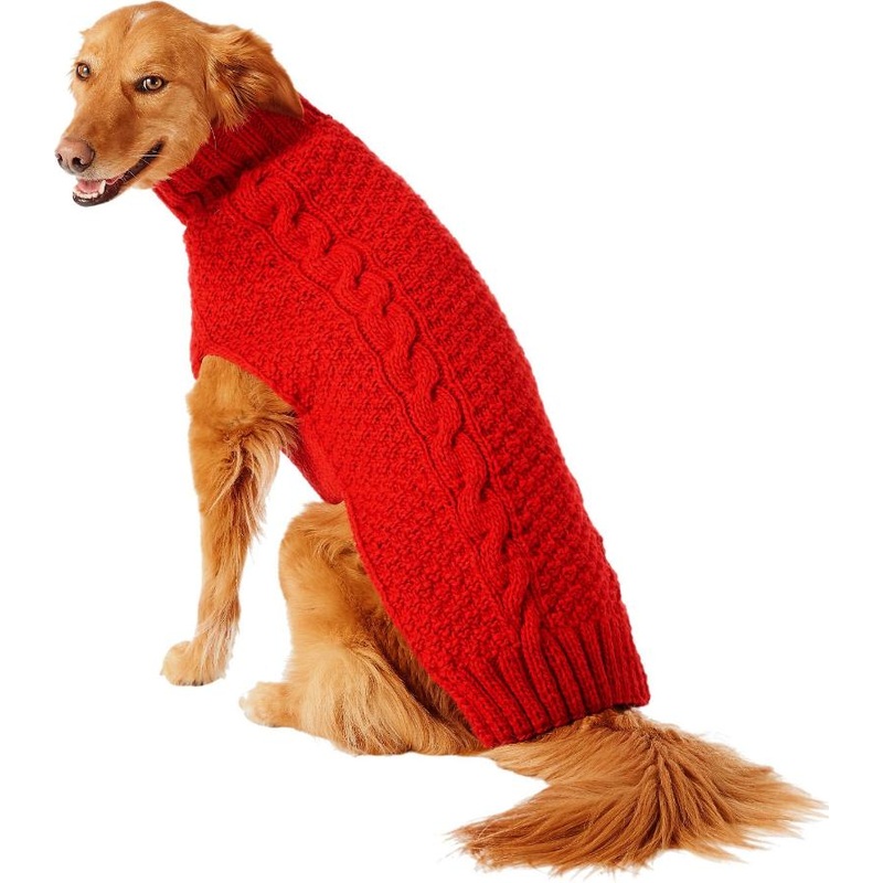 Red Cable Knit Sweater