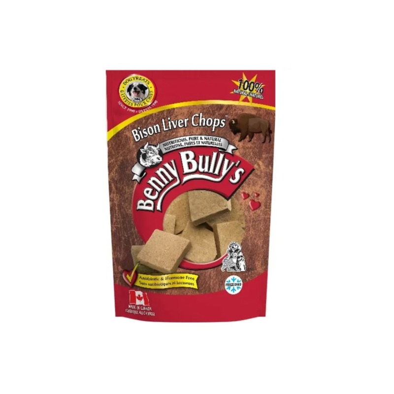 Benny Bullys Bison Liver Chops 60g