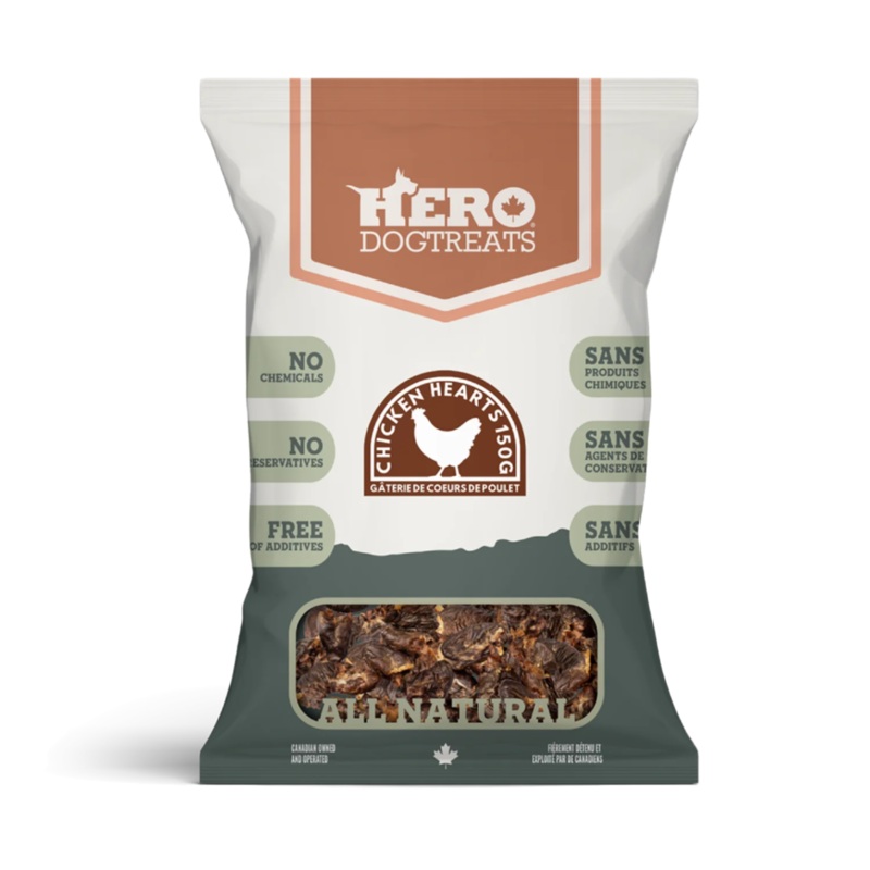 Dehydrated Chicken Hearts -  150g