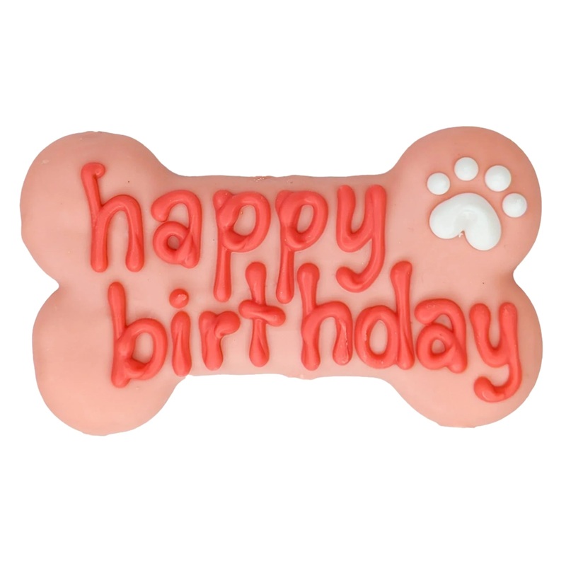 Happy Birthday Bone - Pink