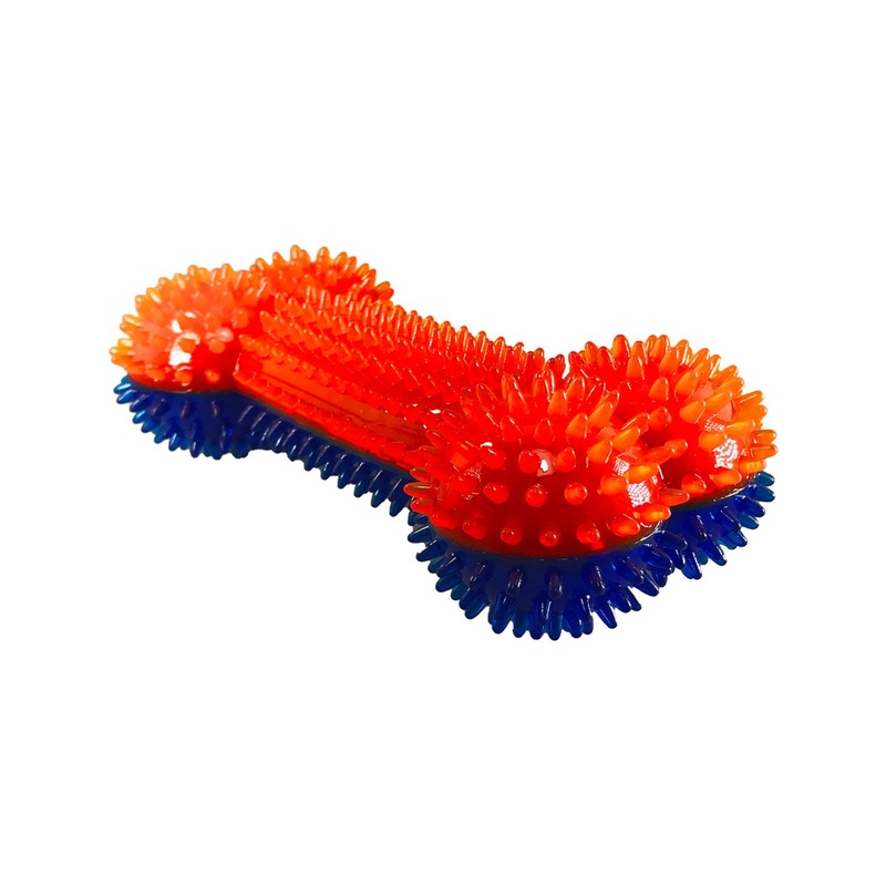 Gorilla Spiky Bone - Red & Blue - Large