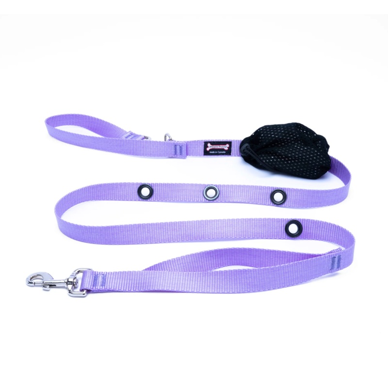 Hands Free Nylon Leash - Lavender