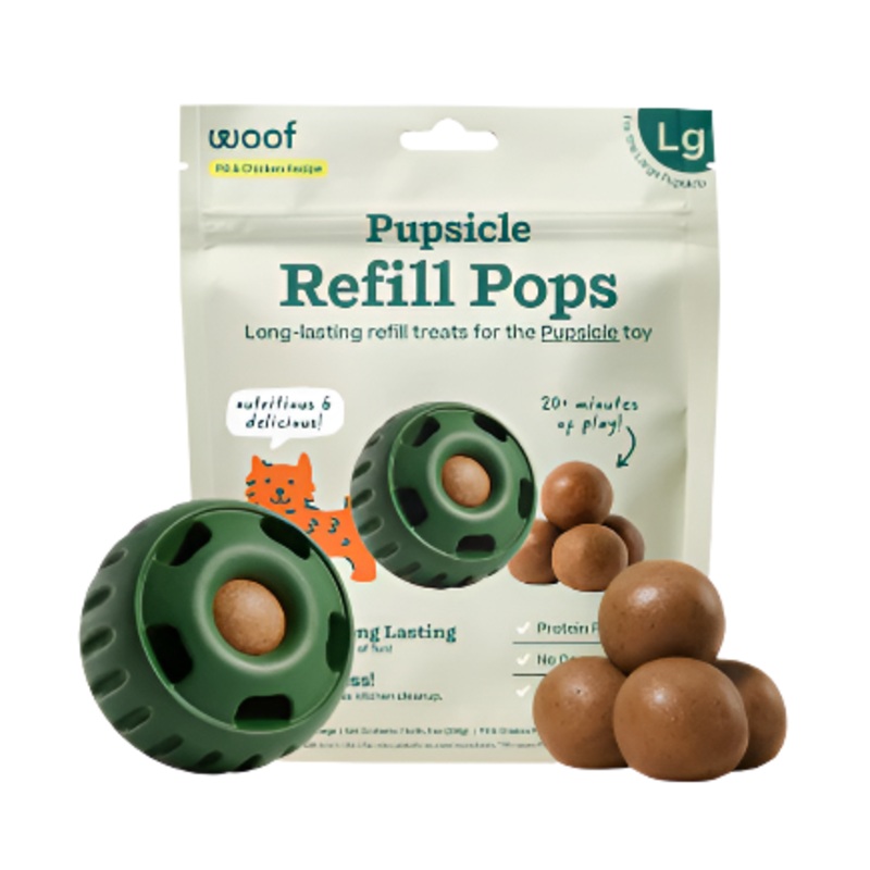 Pupsicle Refill Pops - PB & Beef Recipe