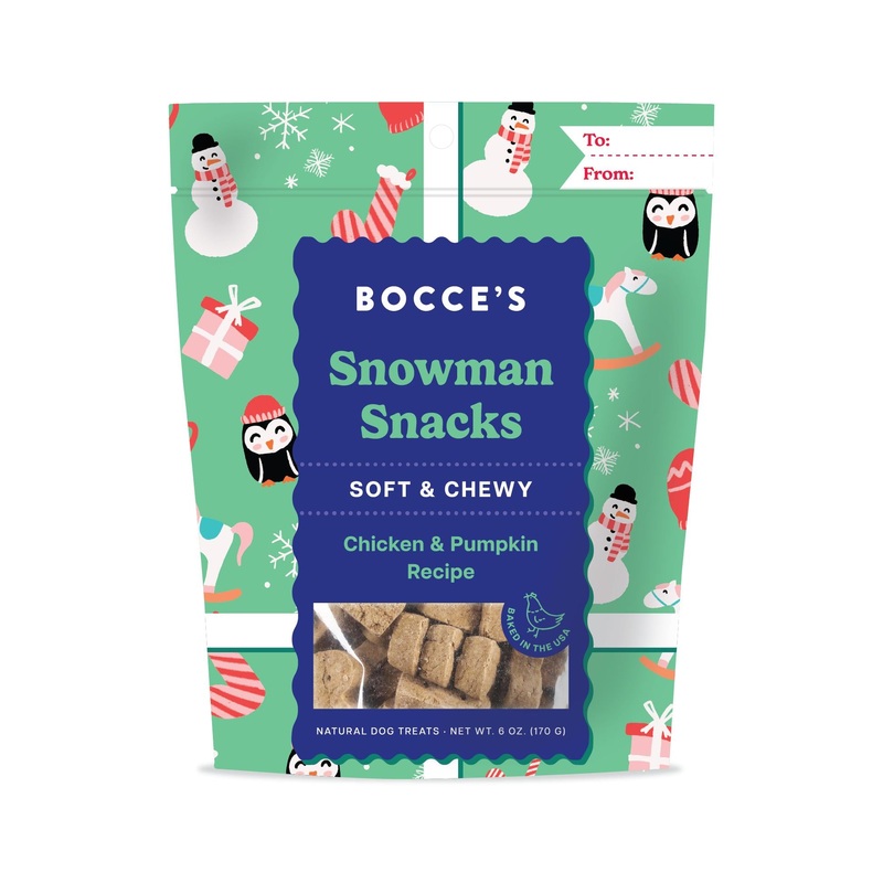 Snowman Snacks - Soft & Chewy - Chicken & Pumpkin