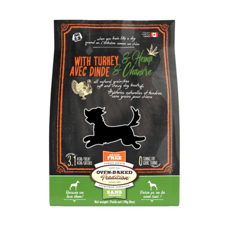 Soft and Chewy Turkey & Hemp Treats - 6oz