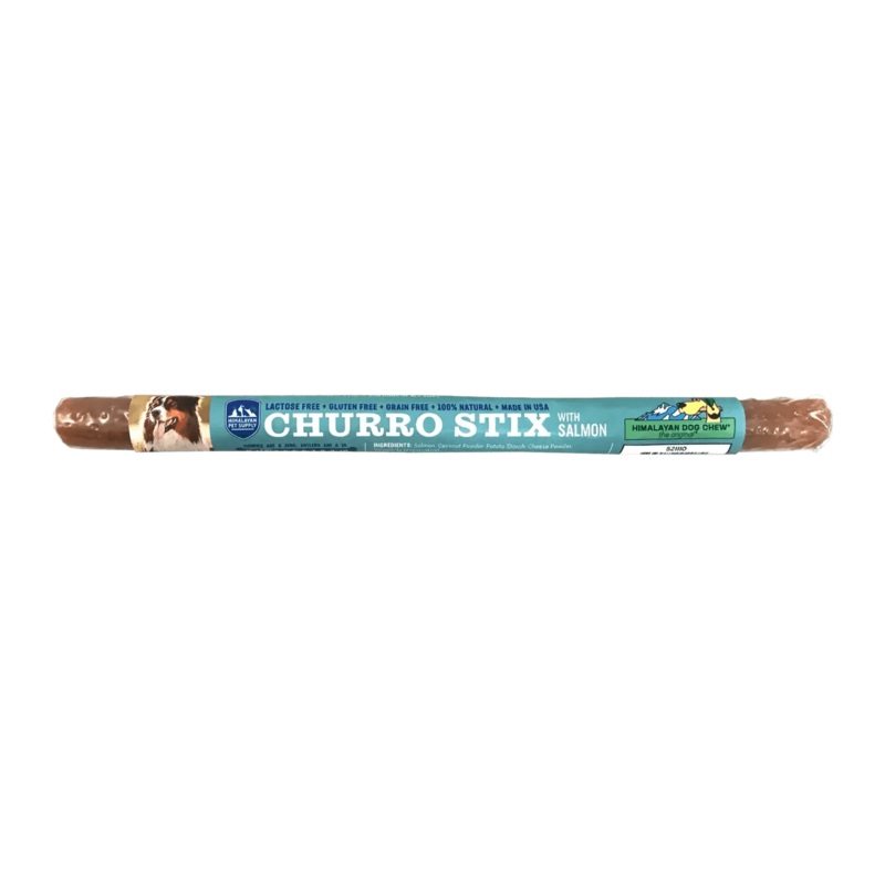 Himalayan Dog Chew Churro Salmon Dog Treat