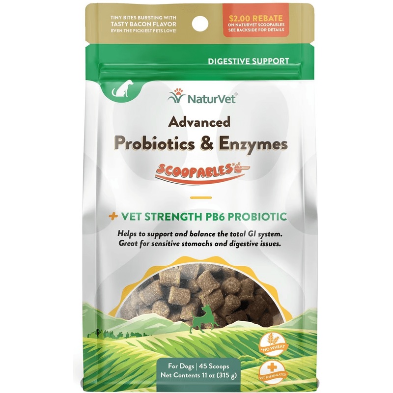 Naturvet Dog Advanced Probiotics & Enzymes