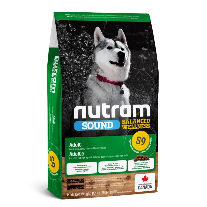Nutram Dog Sound S9 Adult Lamb & Barley