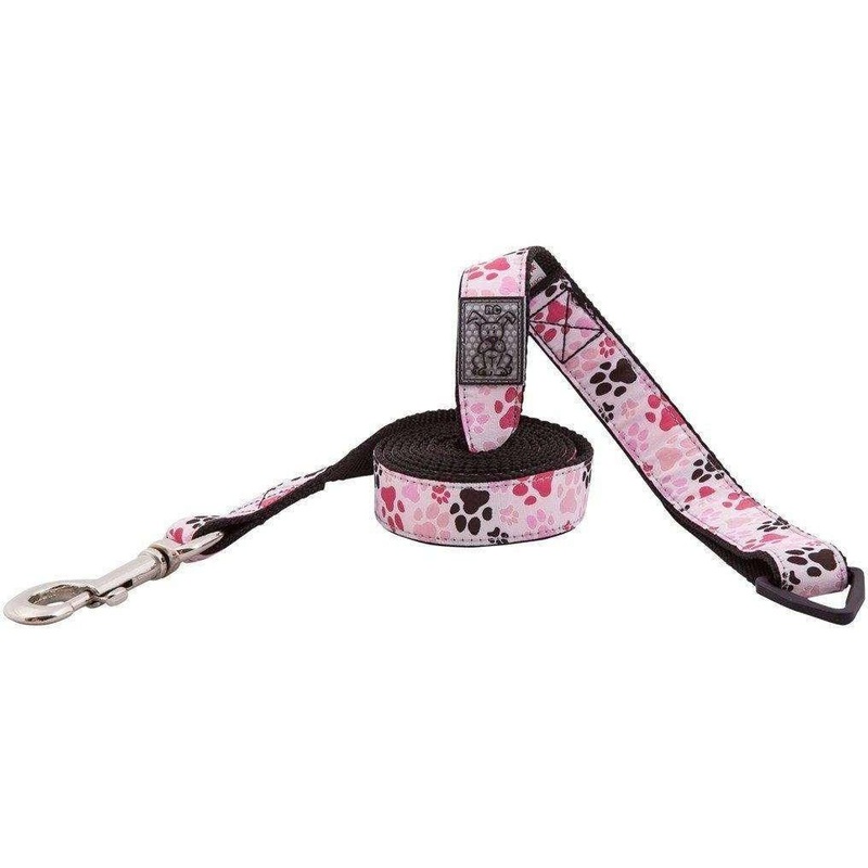 RC Dog Leash Pattern Pink Paws