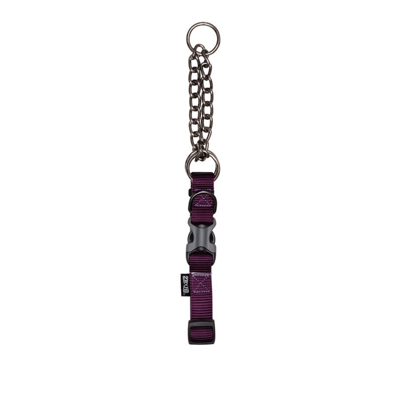 Zeus Martingale Dog Collar Royal Purple