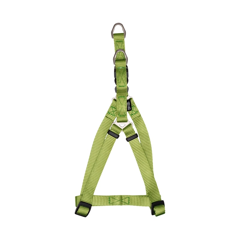 Zeus Nylon Step-In Dog Harness Olive