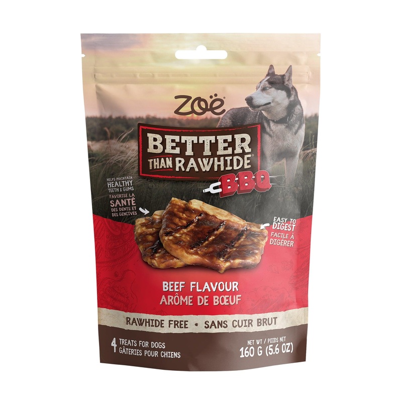 Zoe Better Than Rawhide BBQ Steak Beef Flavour Dog Treats