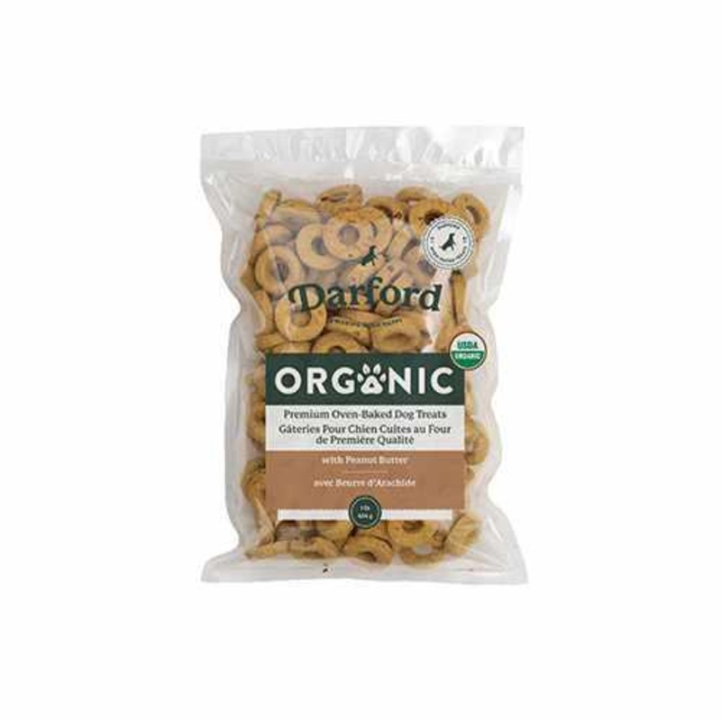 Darford Dog Treats Organic Peanut Butter Biscuits