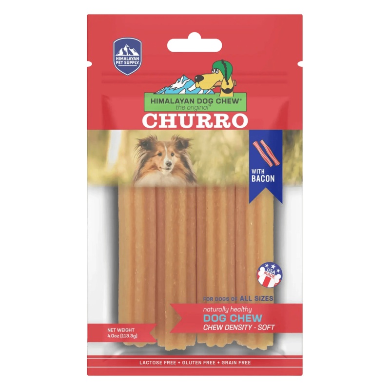 Himalayan Dog Chew Churro Bacon Dog Treat