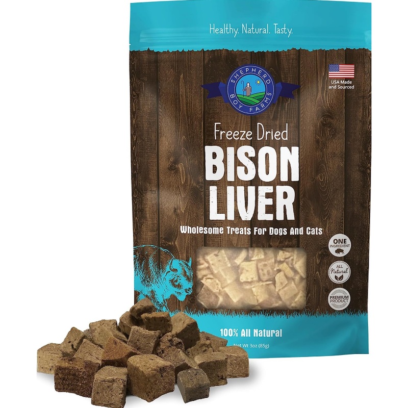 Shepherd Boy Farms Freeze Dried Bison Liver