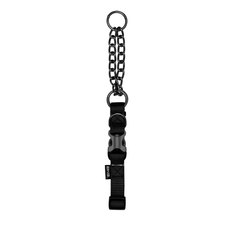 Zeus Martingale Dog Collar Charcoal