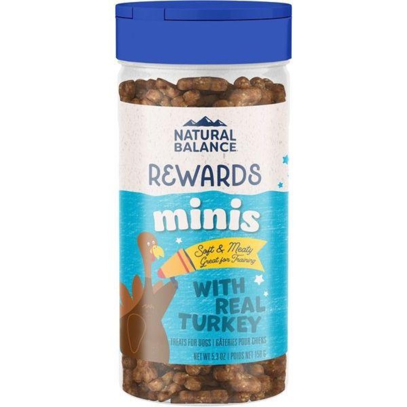 Natural Balance Rewards Minis with Real Turkey Dog Treats