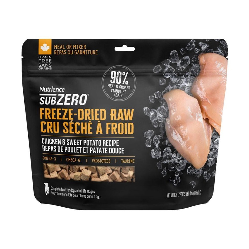 Nutrience Dog Grain Free Subzero Freeze Dried Raw Chicken & Sweet Potato