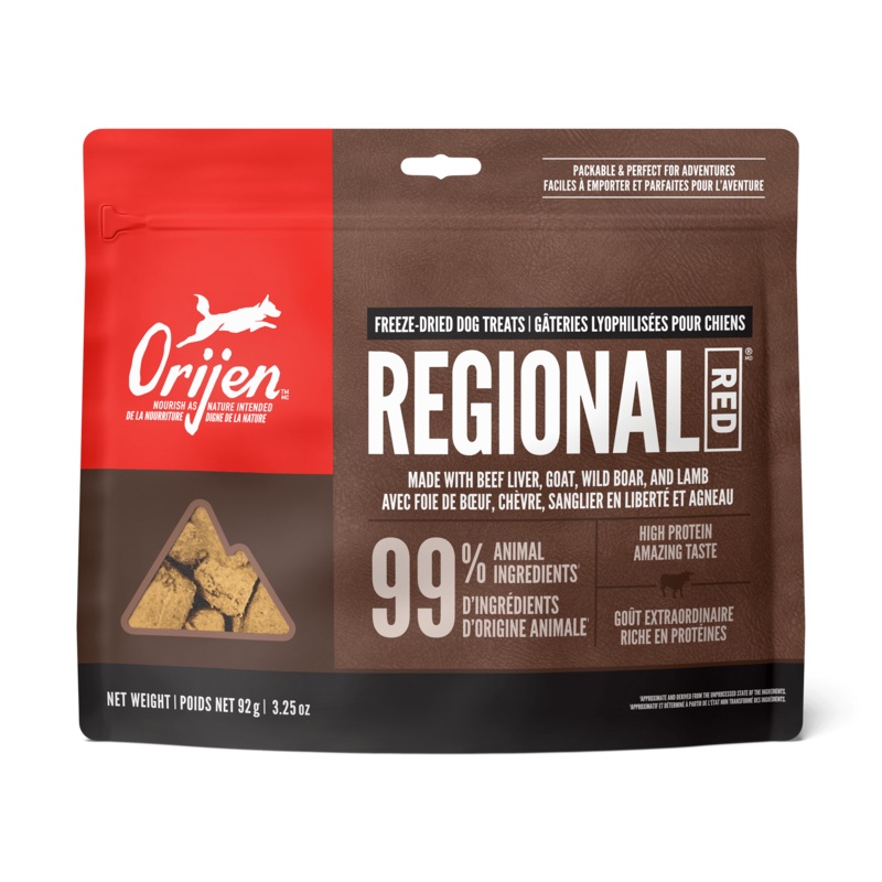 Orijen Freeze-Dried Dog Treats Regional Red
