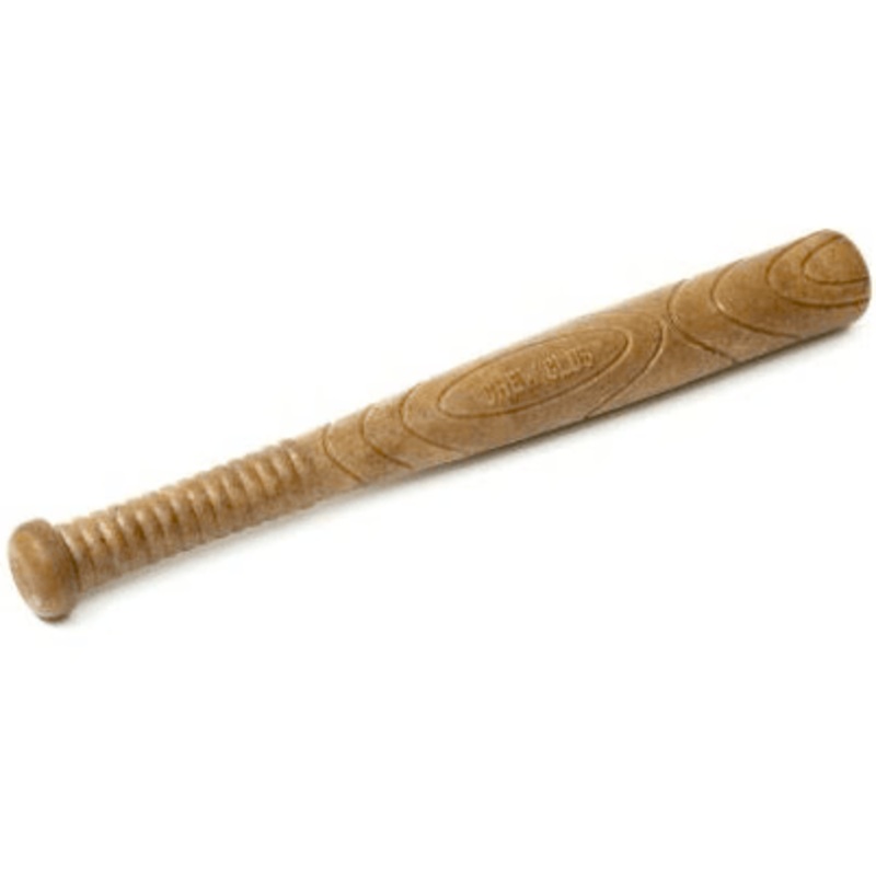 The Chew Club Powerbone Dog Chew Nylon & Bamboo Baseball Bat