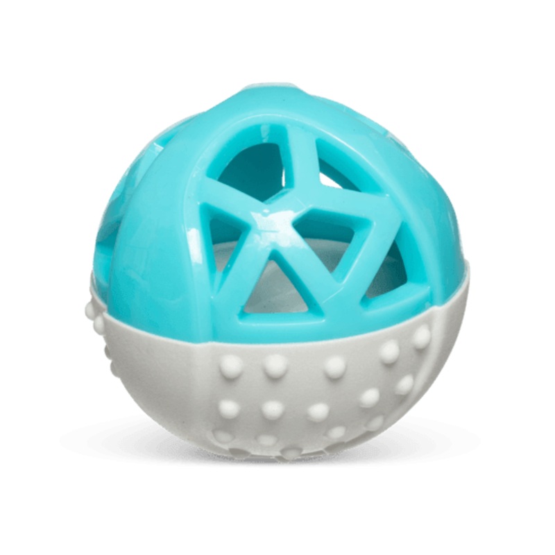 Totally Pooched Catch N Squeak Rubber Ball Teal