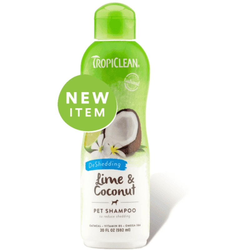Tropiclean Lime & Coconut Shed Control Shampoo