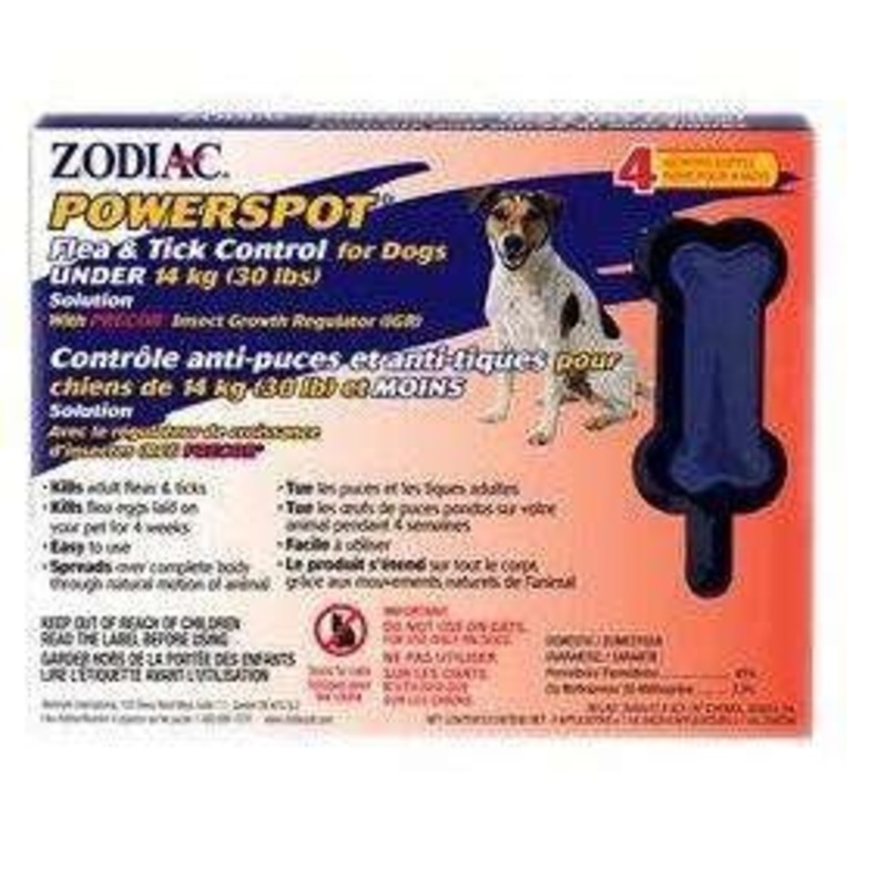 Zodiac Powerspot Small Breed Dog Under 13.6 Kg