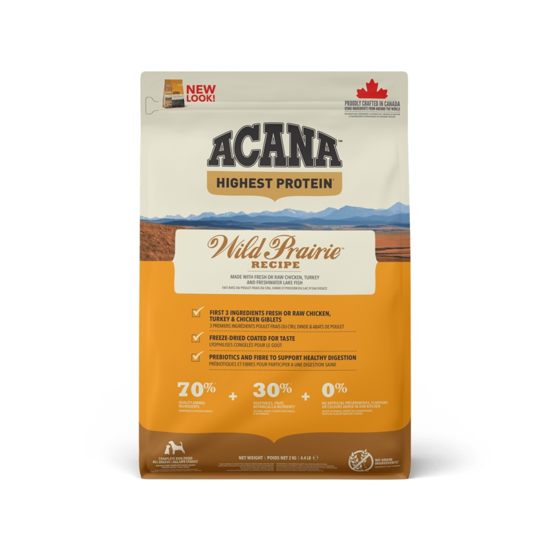 Acana Highest Protein Wild Prairie Dry Dog Food Recipe