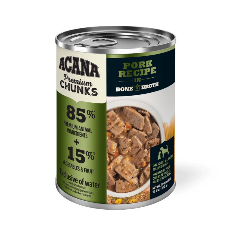 Acana Wet Dog Food Pork Recipe In Bone Broth