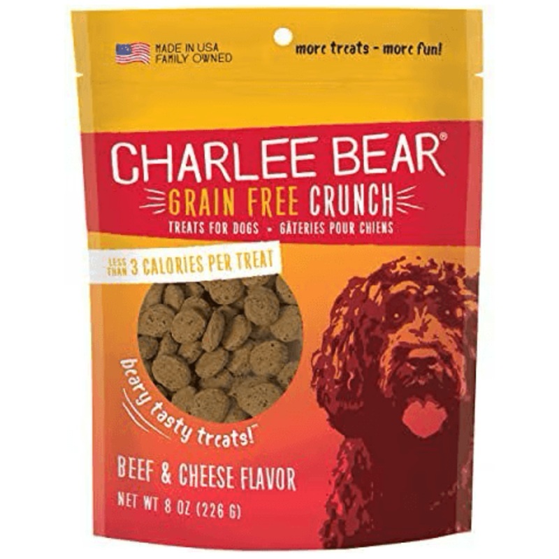 Charlee Bear Dog Treats Grain Free Beef & Cheese