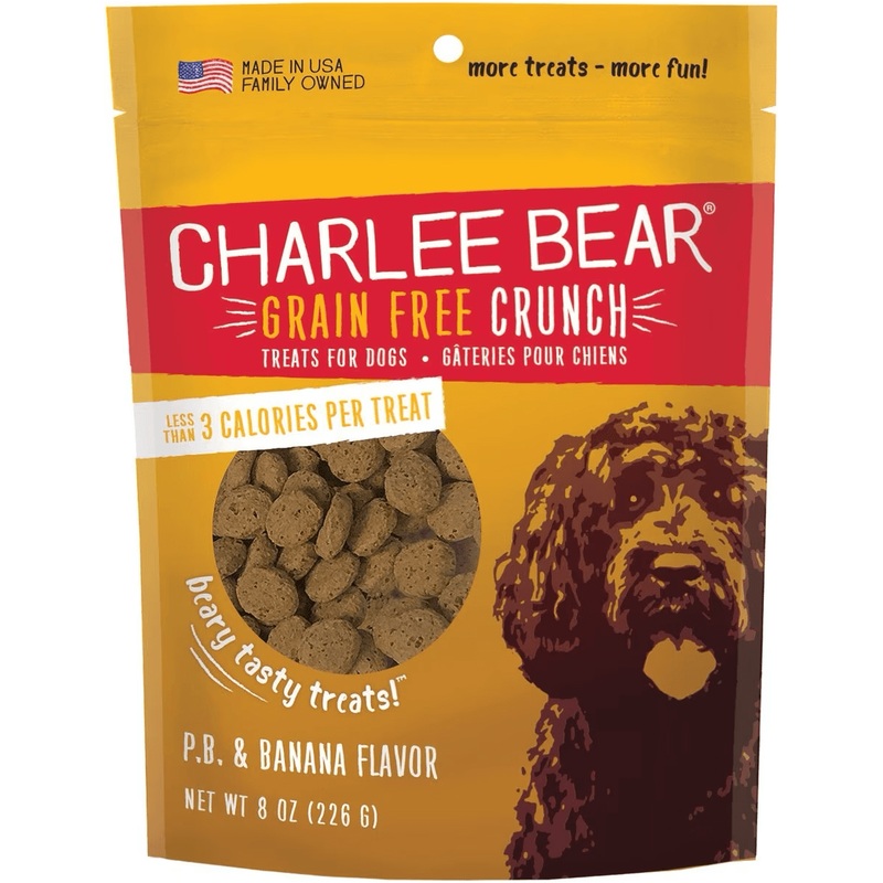 Charlee Bear Dog Treats Grain Free Peanut Butter & Banana