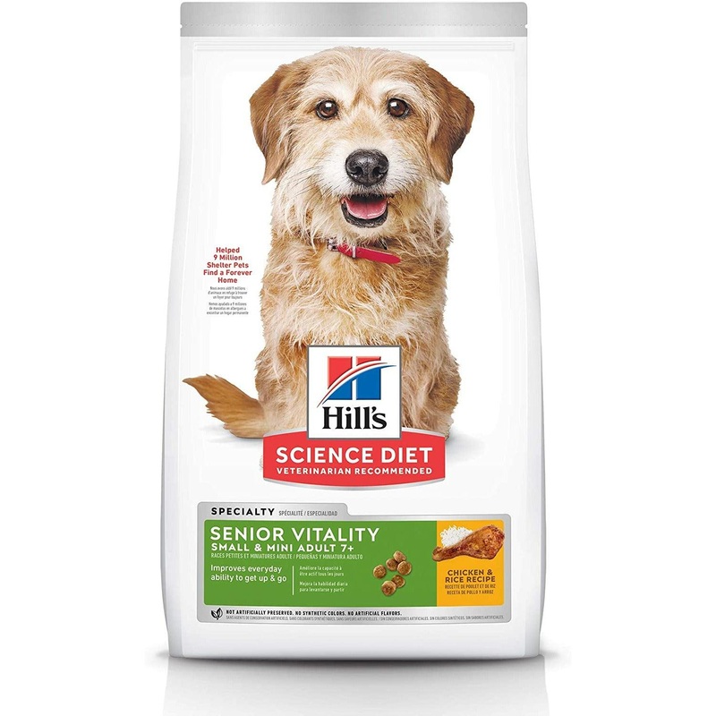 Hill's Science Diet Adult 7+ Senior Vitality Small & Mini Dry Dog Food