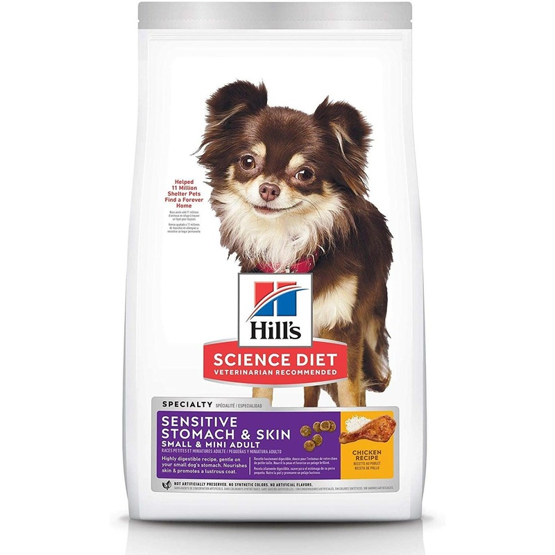 Hill's Science Diet Adult Sensitive Stomach & Skin Small & Mini Chicken Recipe Dog Food