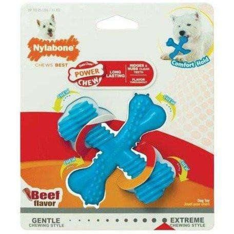 Nylabone Dura Chew Beef Flavor X Bone