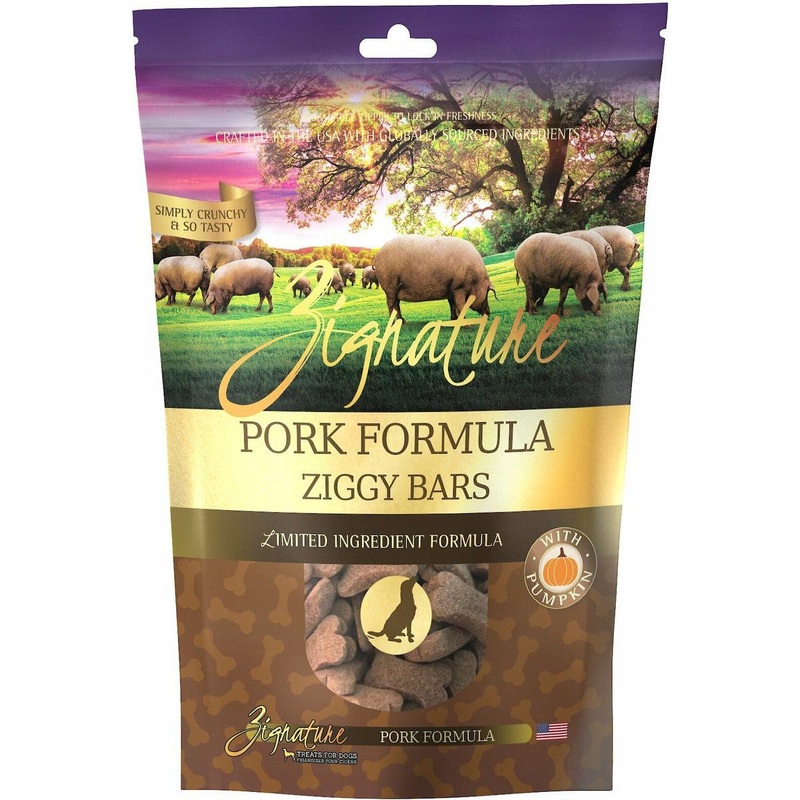 Zignature Pork Formula Biscuit Treats for Dogs