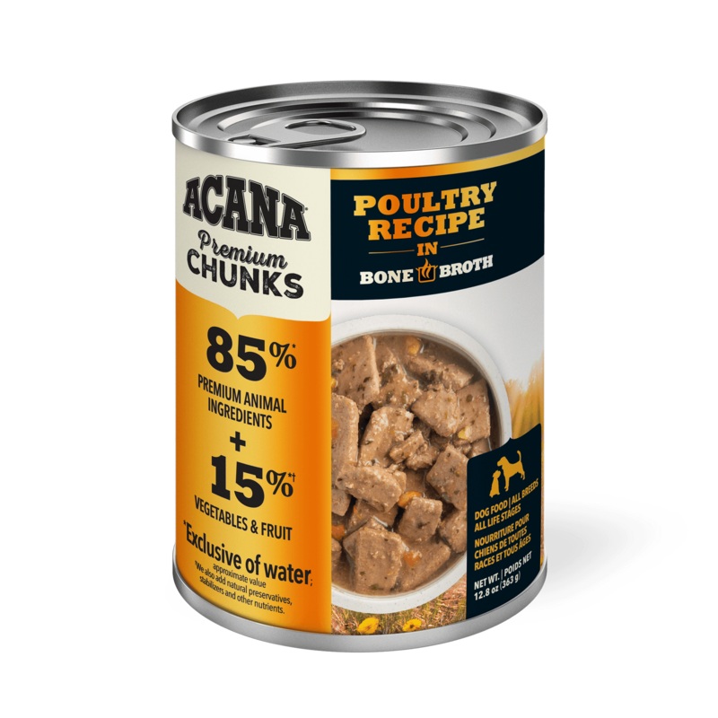 Acana Wet Dog Food Poultry Recipe In Bone Broth