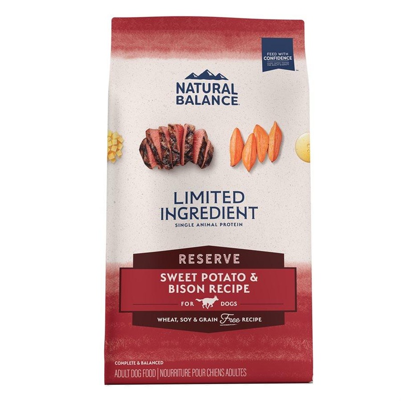 Natural Balance Reserve Grain Free Sweet Potato & Bison Recipe For Dogs