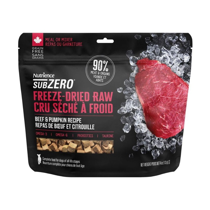 Nutrience Dog Grain Free Subzero Freeze Dried Raw Beef & Pumpkin