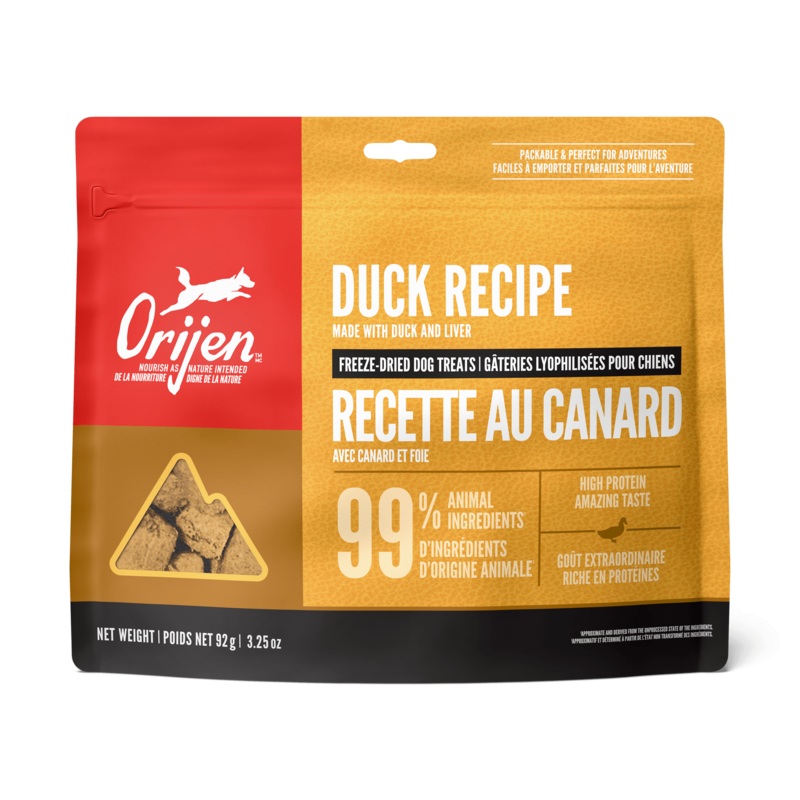 Orijen Freeze-Dried Dog Treats Free-Run Duck Formula