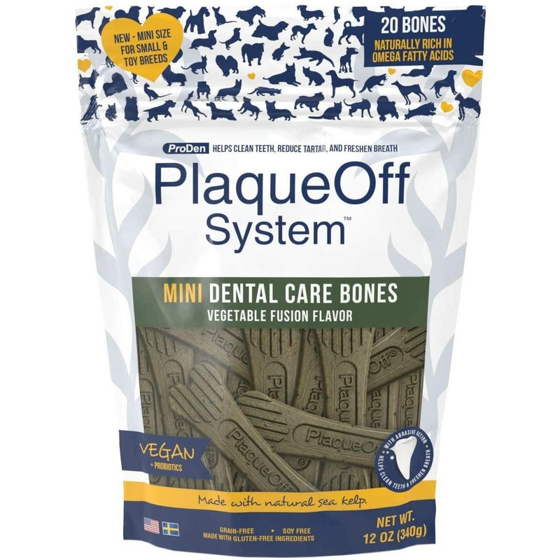 Plaque Off System Dental Vegetable Bones Mini