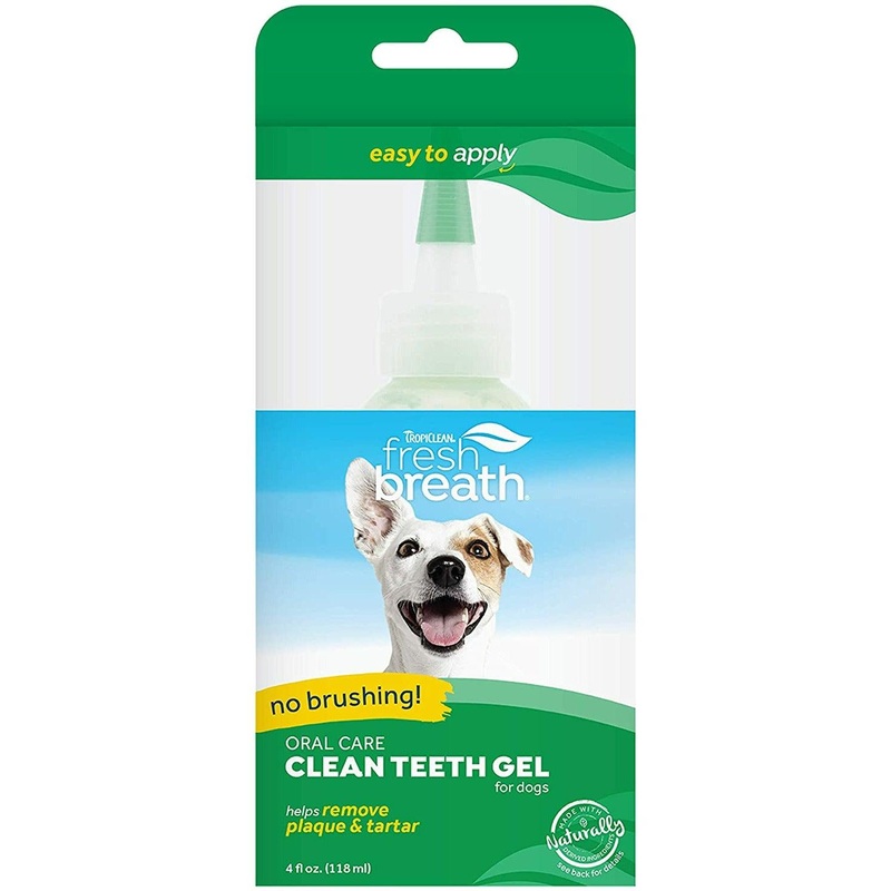 Tropiclean Fresh Breath Plaque Remover Pet Clean Teeth Gel