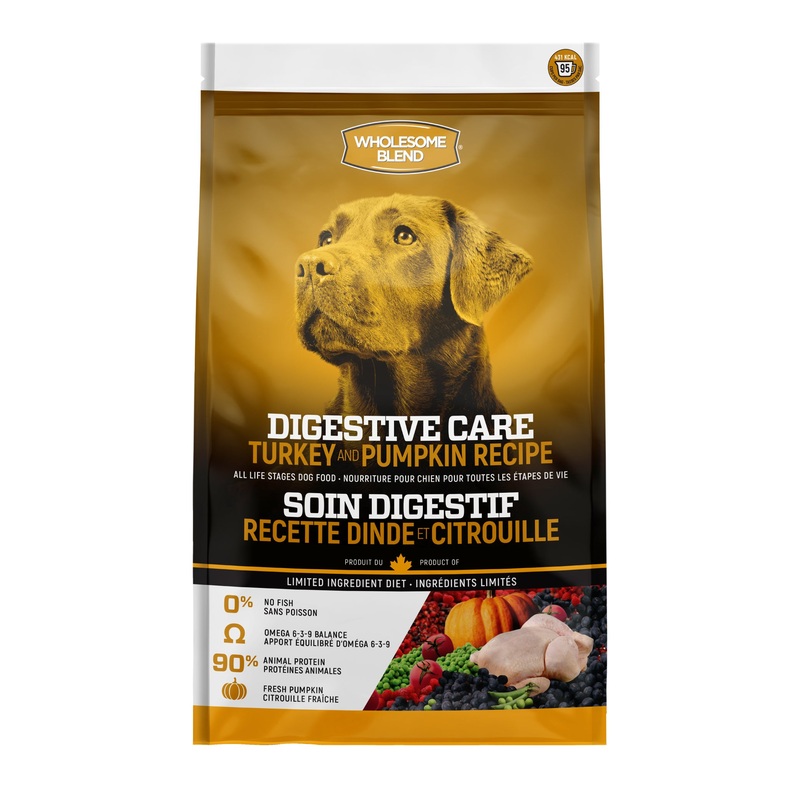Wholesome Blend Dog Food Digestive Care Turkey & Pumpkin Recipe