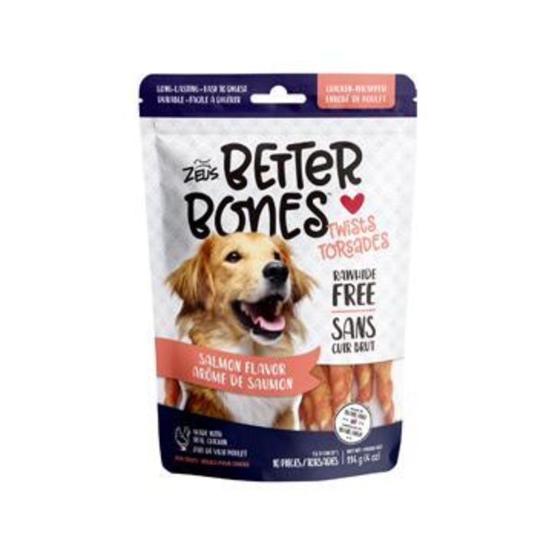 Zeus Better Bones Chicken Wrapped Twists Salmon