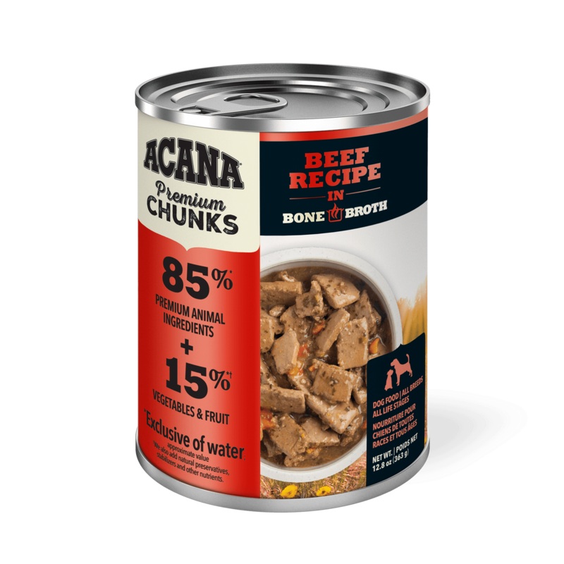 Acana Wet Dog Food Beef Recipe In Bone Broth