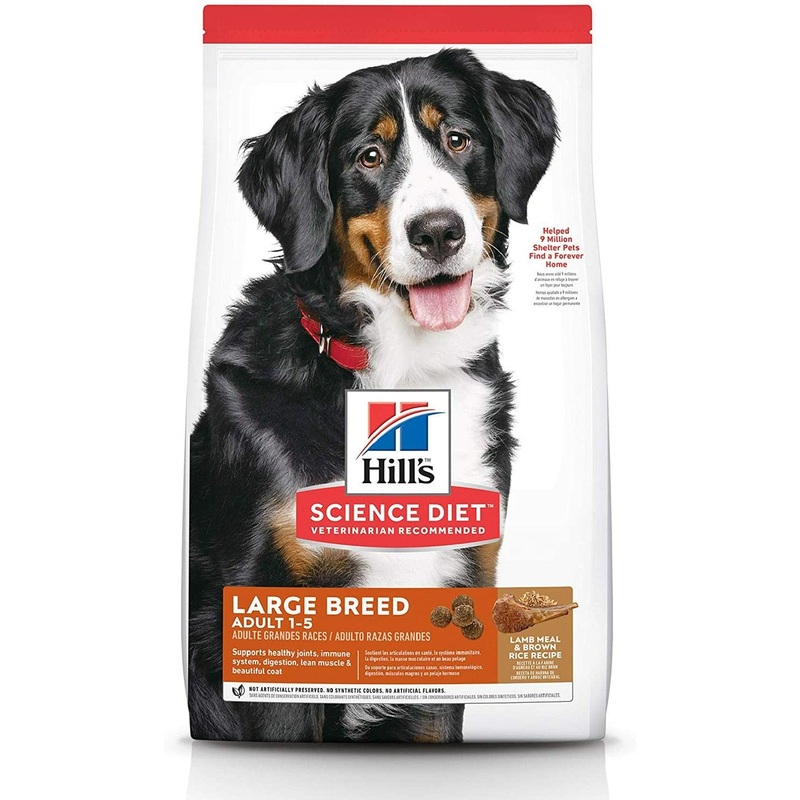 Hill's Science Diet Adult Large Breed Dry Dog Food, Lamb Meal & Brown Rice Recipe